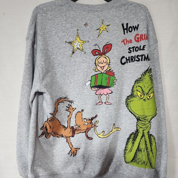 The grinch and max sweatshirt for men Large - Picture 5 of 6